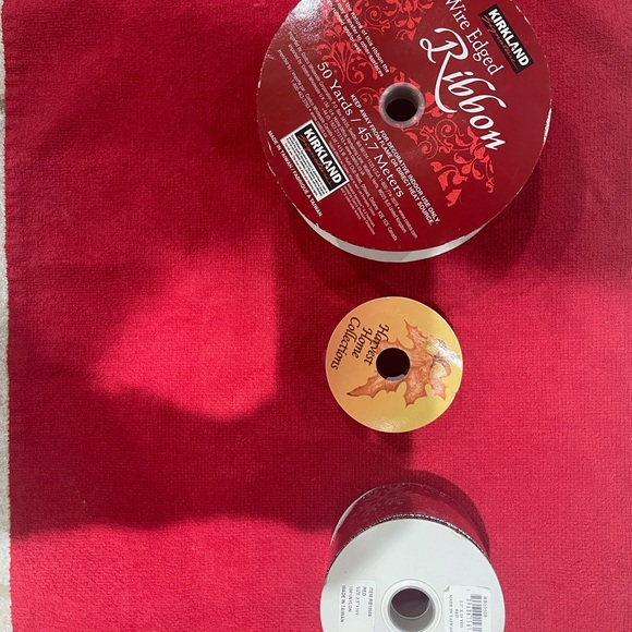 Christmas Decorating Holiday Ribbon by Kirkland 2 Brand New Unused 1 - 50% used - Picture 3 of 5